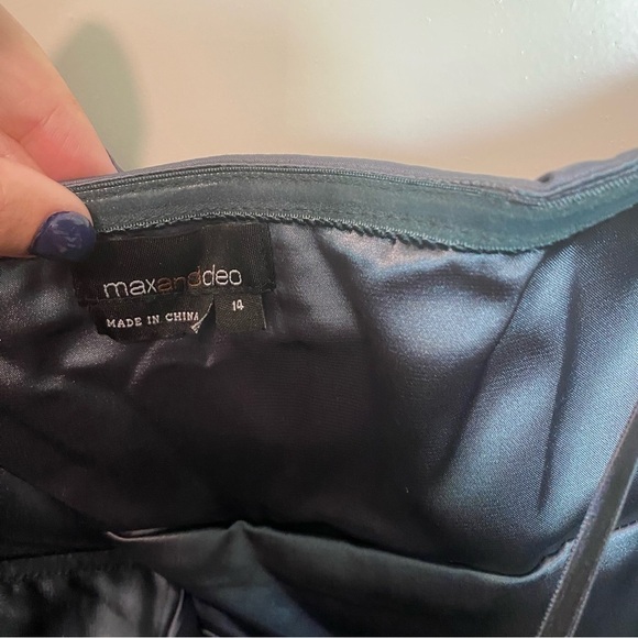 Max And Cleo Strapless Cocktail Dress Chromium Gray‎ Evening Strapless Dress 14 - Picture 11 of 13